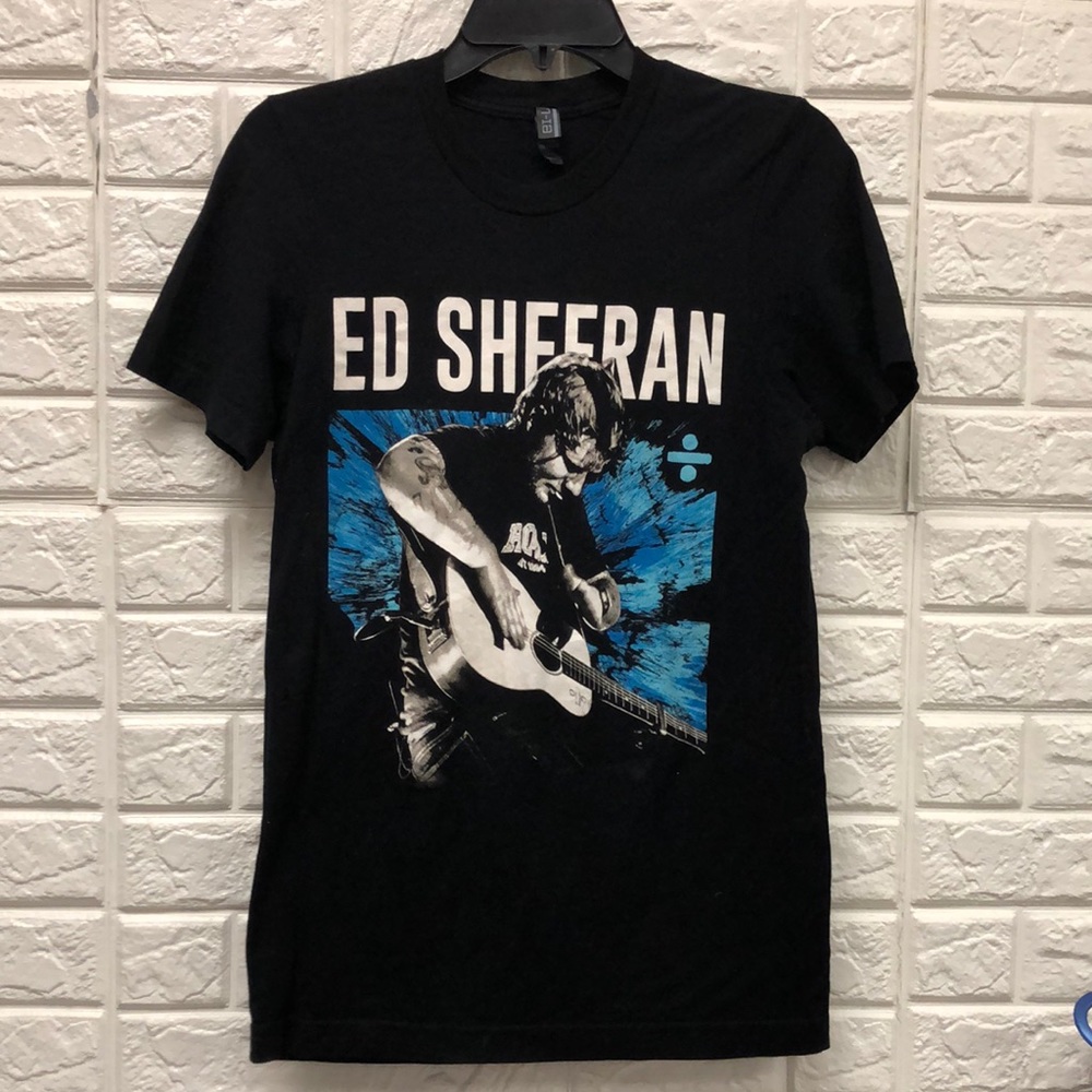Ed Sheeran Divide Concert world tour‎ T-shirt sizeS Small  Black 2017